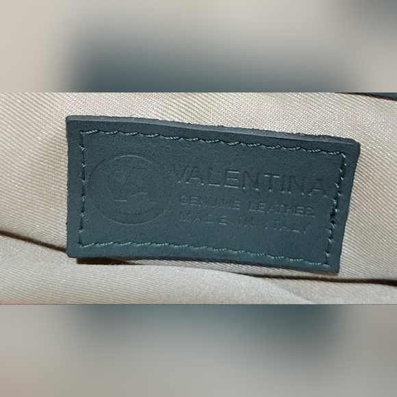 Valentina mini Green Leather backpack - Picture 6 of 14